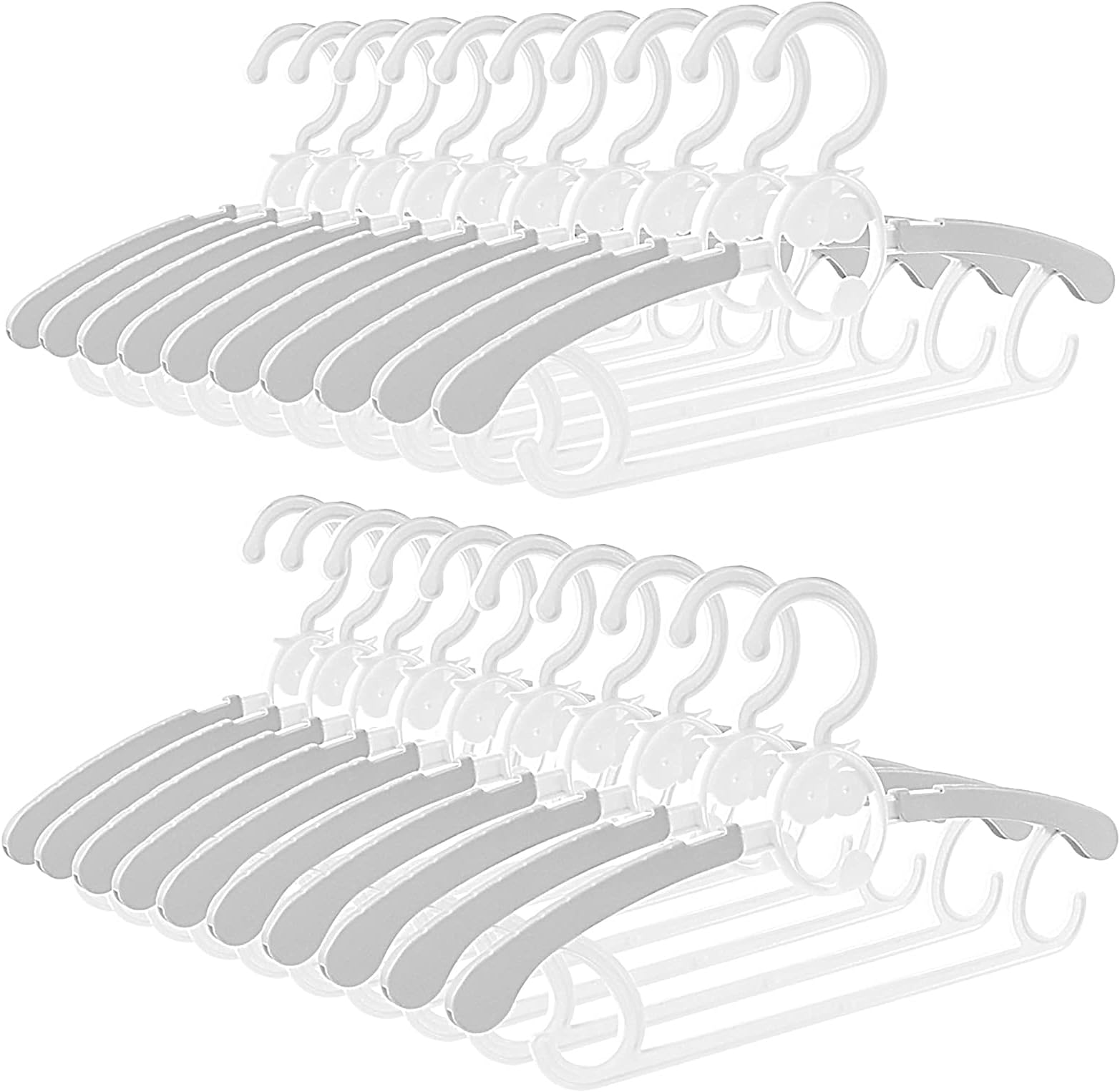 Spesh 20 Pcs Kids Coat Hangers 29.539cm Plastic Baby Hangers