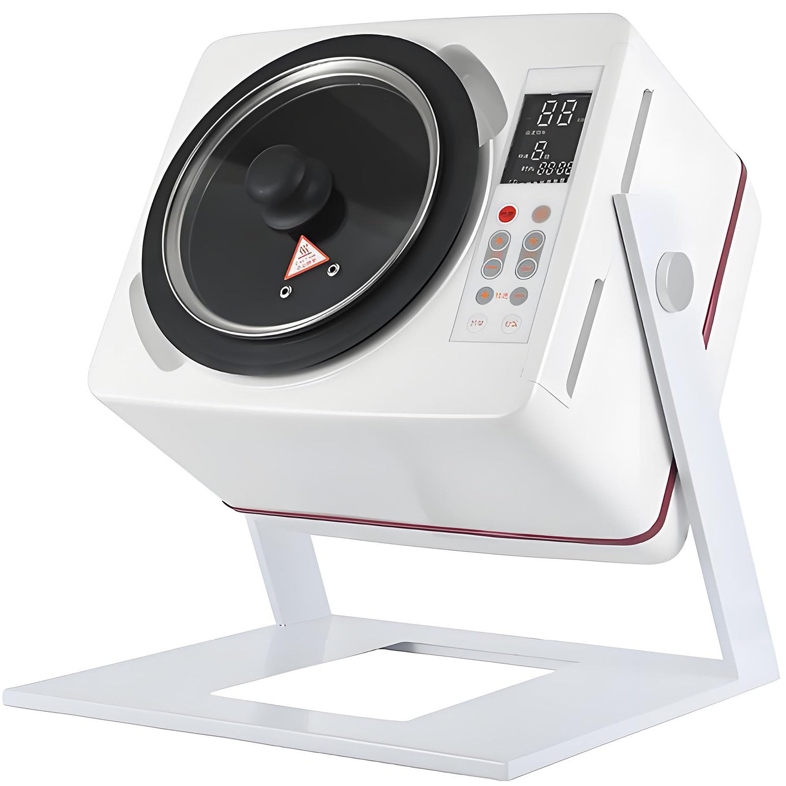 Automatyczna maszyna do gotowania, garnek do smażenia 2500 W z kontrolą temperatury 50-240°C, nachylenie pod wieloma kątami, pojemność 6 l do smażenia i gotowania na parze, do kuchni komercyjnej
