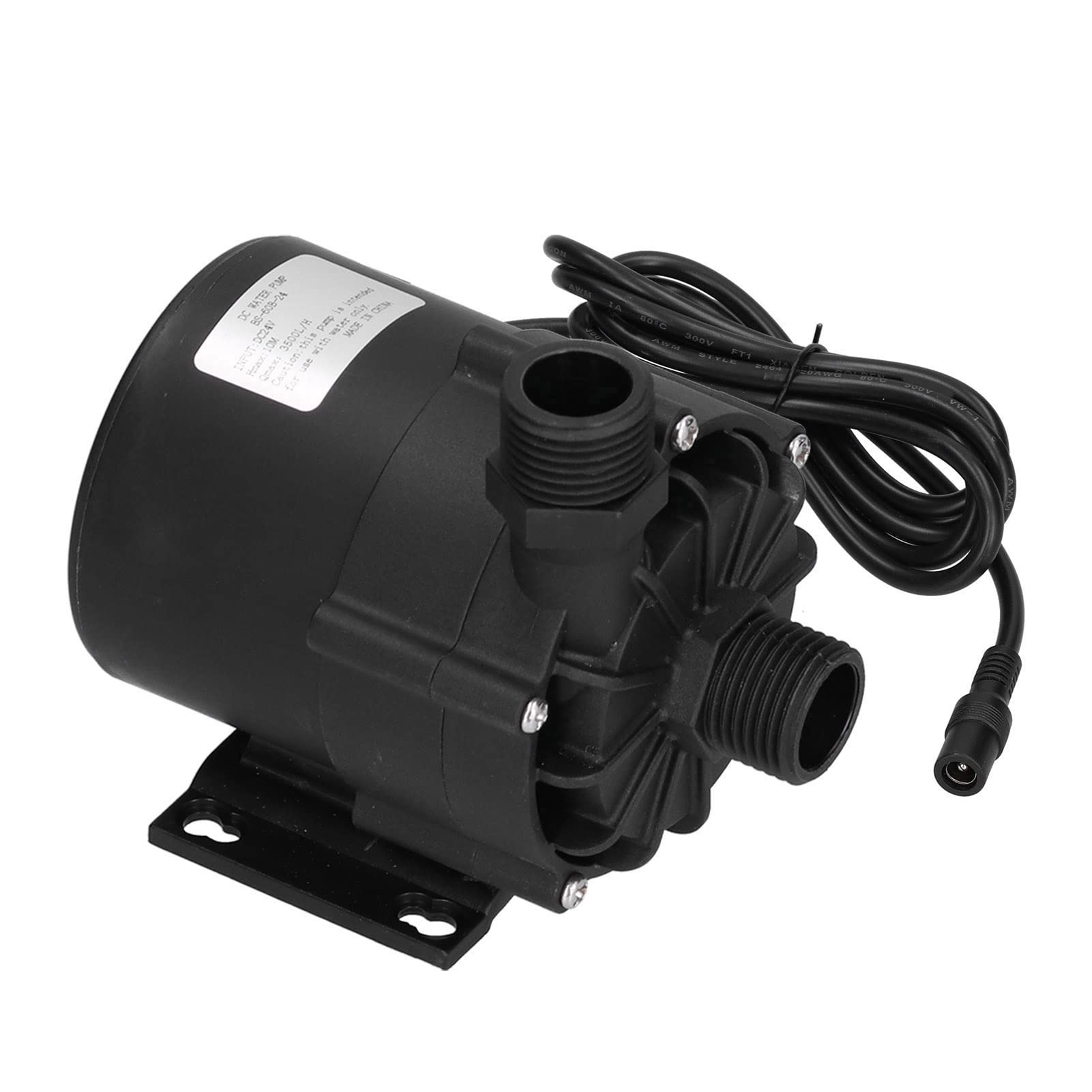 Bomba sumergible con motor CC sin escobillas y clasificación de impermeabilidad IP68 - Bomba de agua de plástico de ingeniería para sistemas hidropónicos acuarios y fuentes -