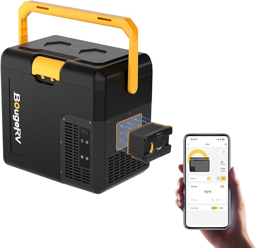 Amazon.com: BougeRV CRH 12 Volt Refrigerator, 19QT Car Fridge with Amazon.com: BougeRV CRH 12 Volt Refrigerator, 19QT Car Fridge with