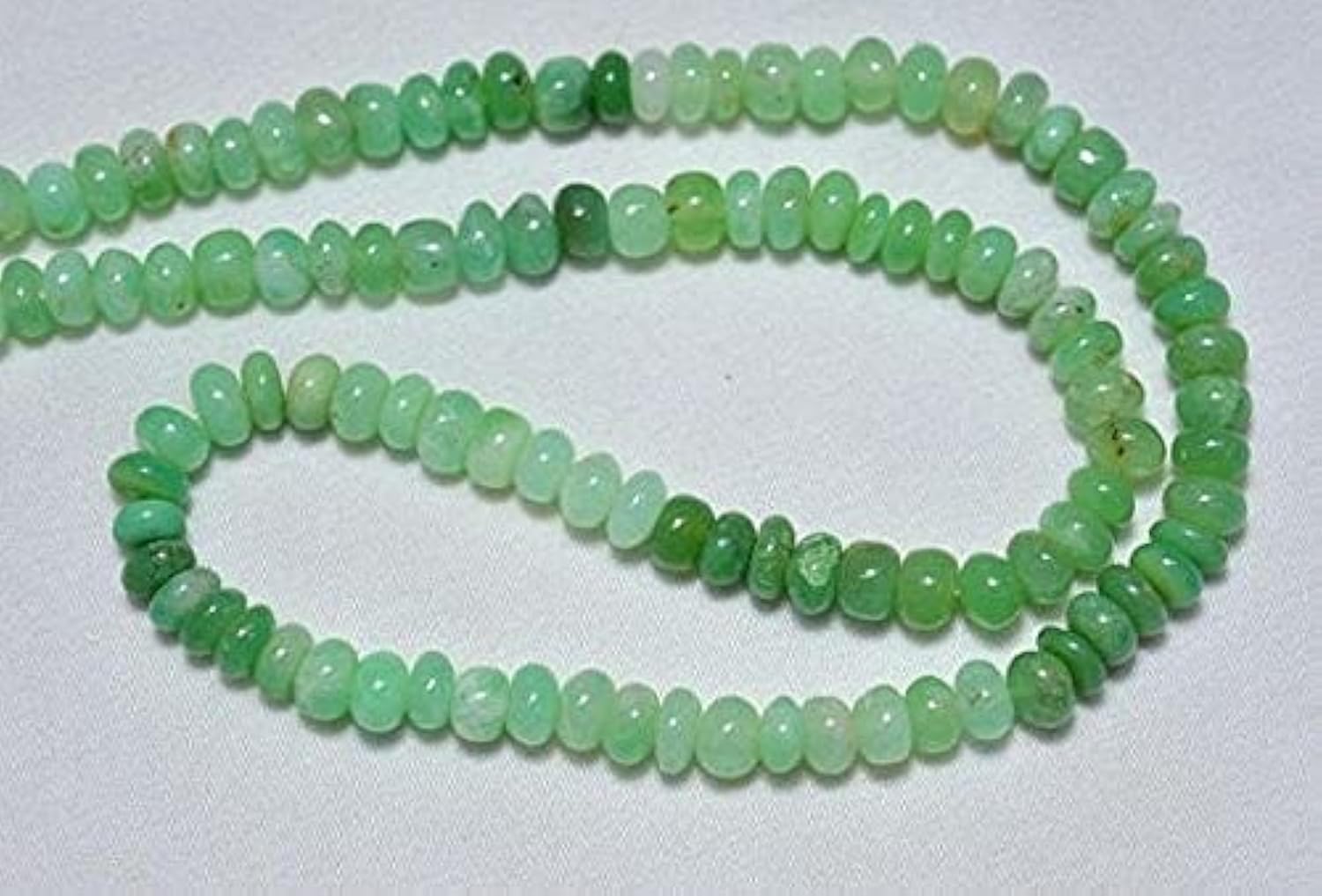 Chrysoprase perles rondelles 6mm de 9 pouces pour créer vos propres bijoux d'été bohèmes