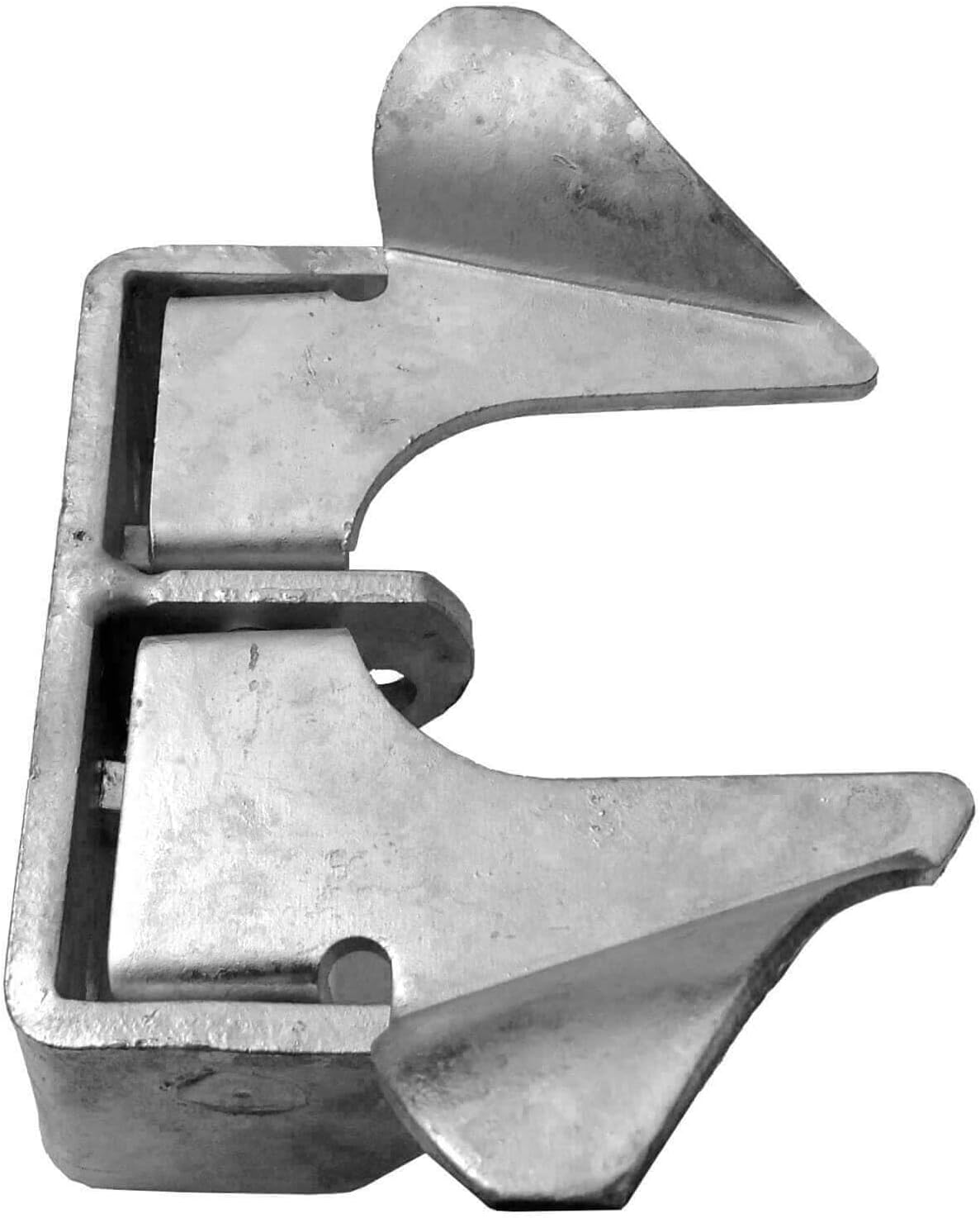 Wall Mount Gate Butterfly Fork Latch - 1-3/8" to 1-5/8" Fork Diameter - Chain Link Fence Gate Latching Hardware - - CASE Qty 25