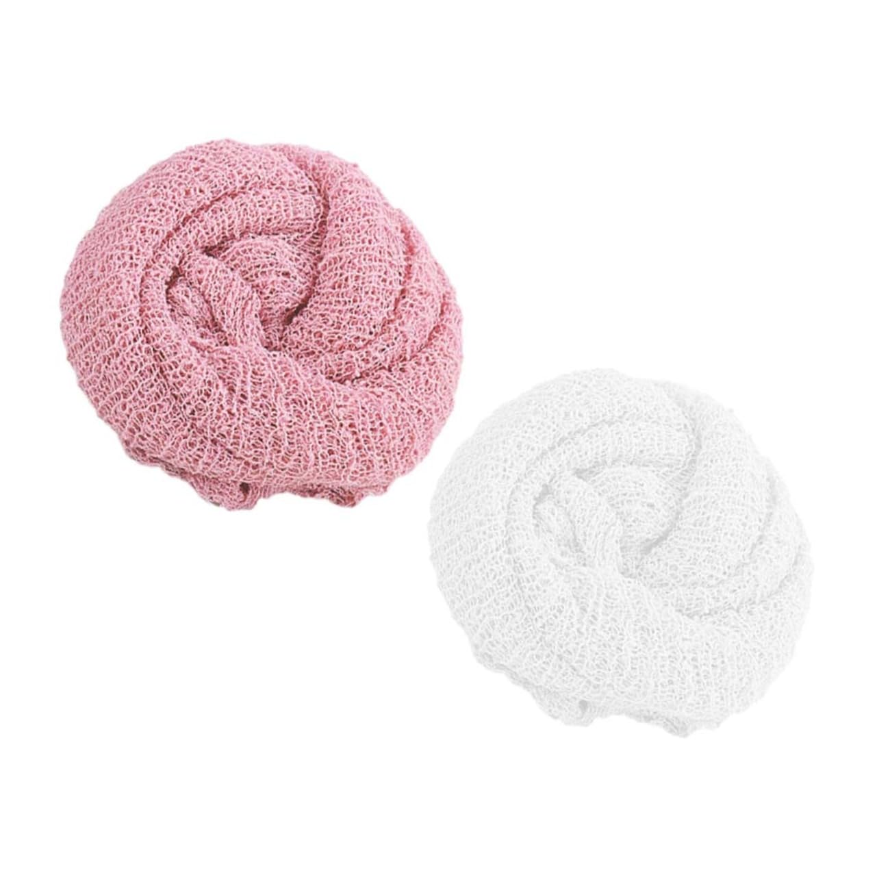 TOYANDONA 2 Set Di Coperte Per Neonati Teli Da Bagno Per Neonati Morbide E Accoglienti Per Neonati in Robusto Cotone Traspiranti Bianche E Colorate 2 Pezzi*2