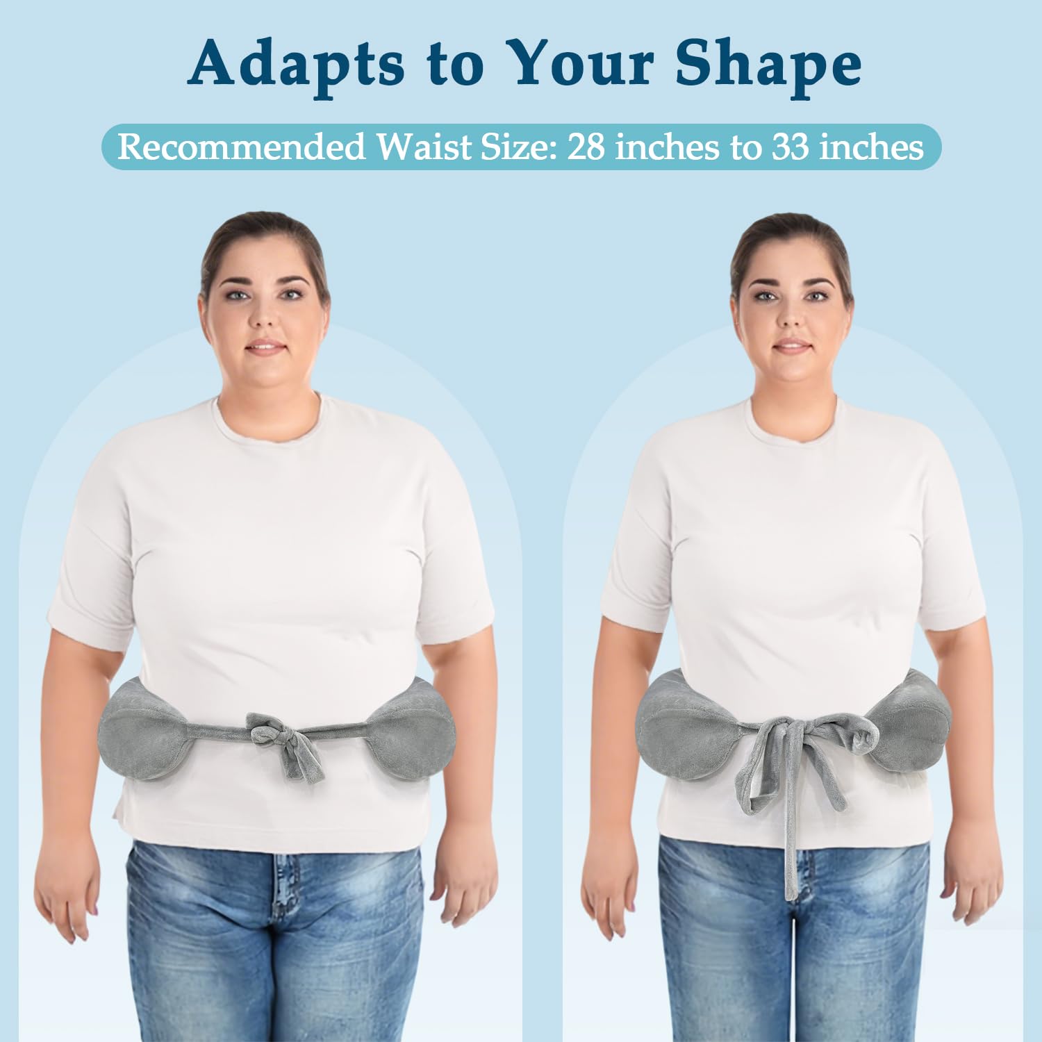 NEPPT Almohada lumbar para cama, almohada de apoyo para el dolor de espalda baja, almohada para dormir escoliosis, almohada de cintura para dormir de lado, almohada de recuperación de cirugía de
