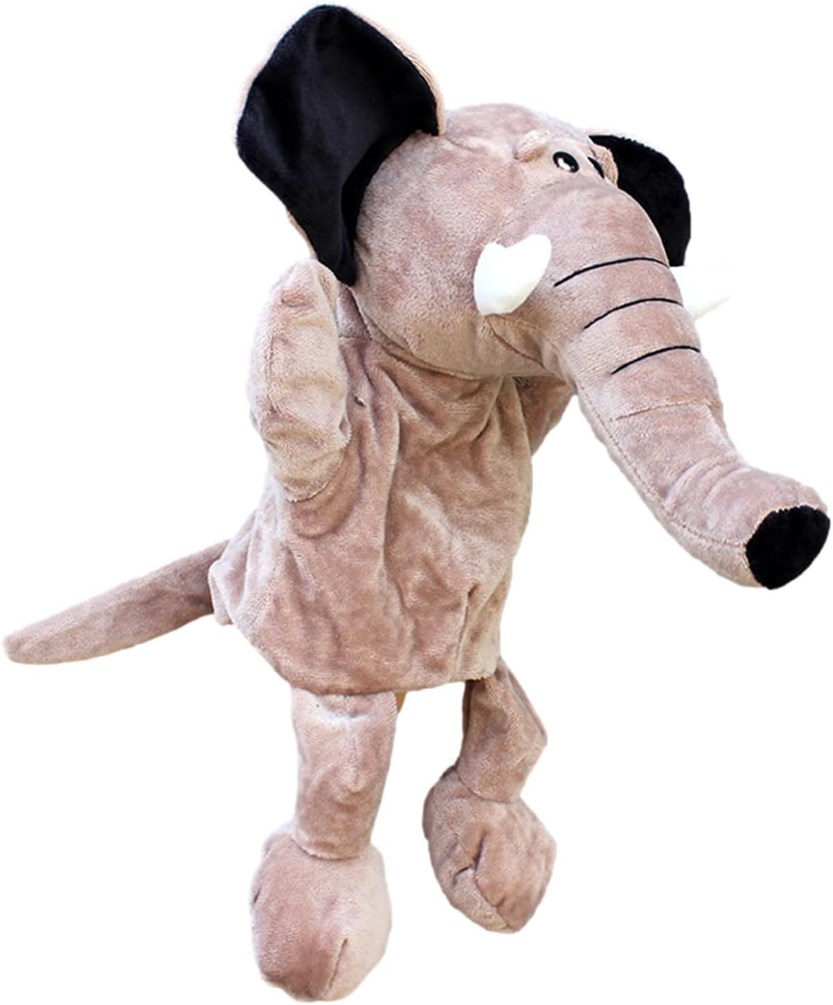 Cartoon Animal Hand Puppet – Soft Plush Ventriloquist Style Toy with Opening Mouth | Interactive Role Play Puppet for Parent Child Communication Education and Fun Games