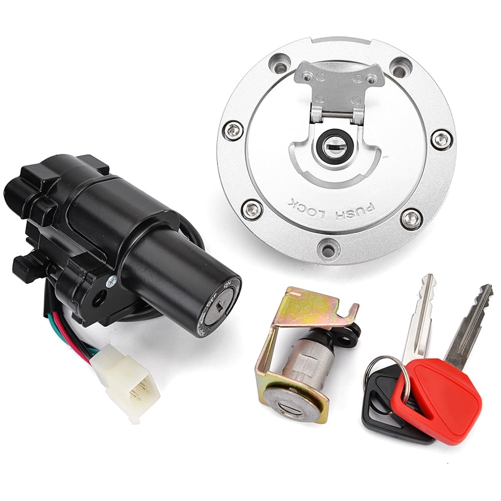 Set di chiavi di blocco per sedile del serbatoio del carburante, per Honda CBR600 CBR600F PC35 CBR 600 F4 F4I CBR600RR CBR900RR CBR929 CBR954 CB600F Hornet 600 599 PC36 CBR1100XX VFR8 00 VTR. 1000