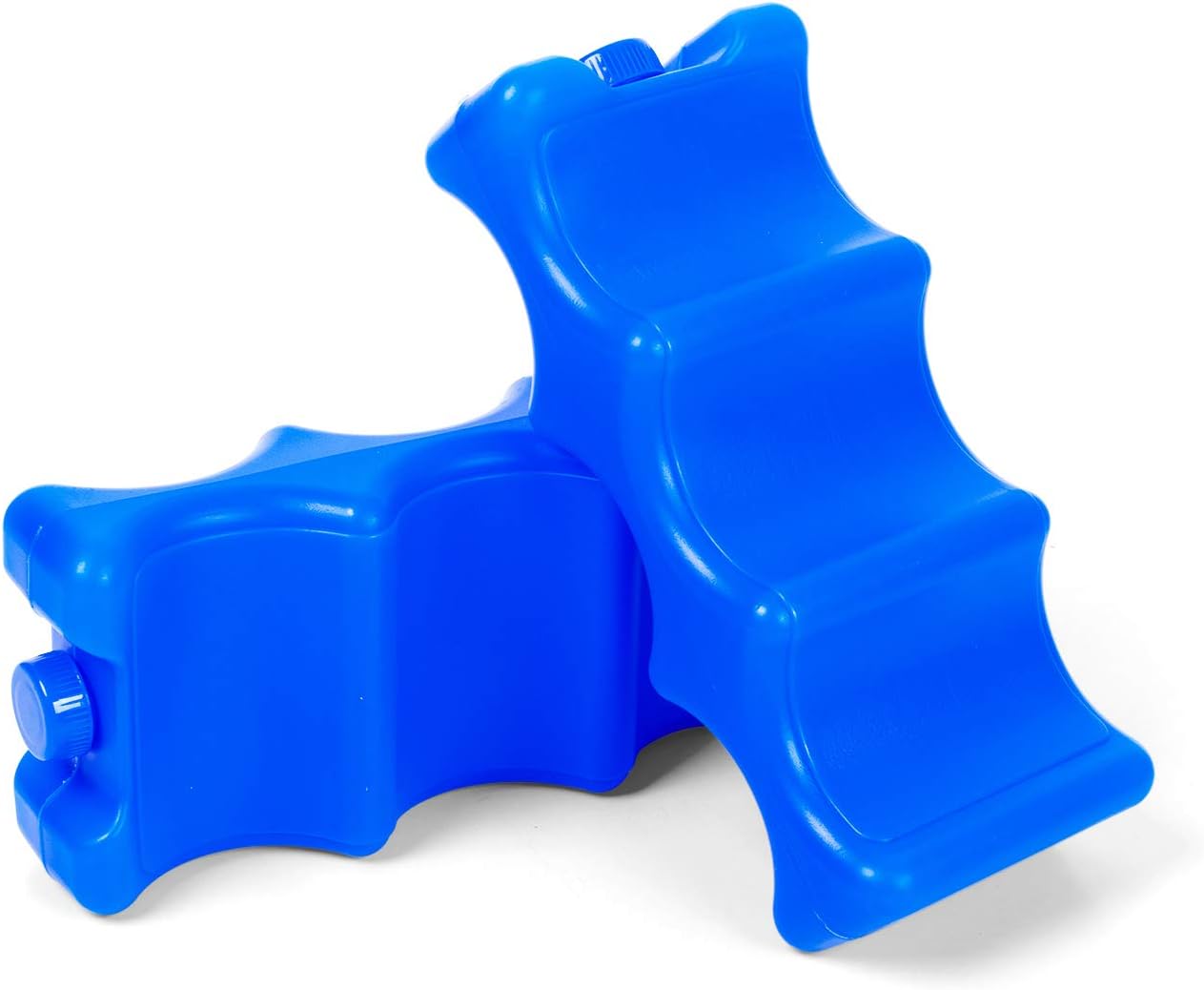 Luxja Reusable Ice Packs for Breastmilk Storage (Pack of 2), Breastmilk Bottle Ice Packs for Breastfeeding Working Mom, Blue
