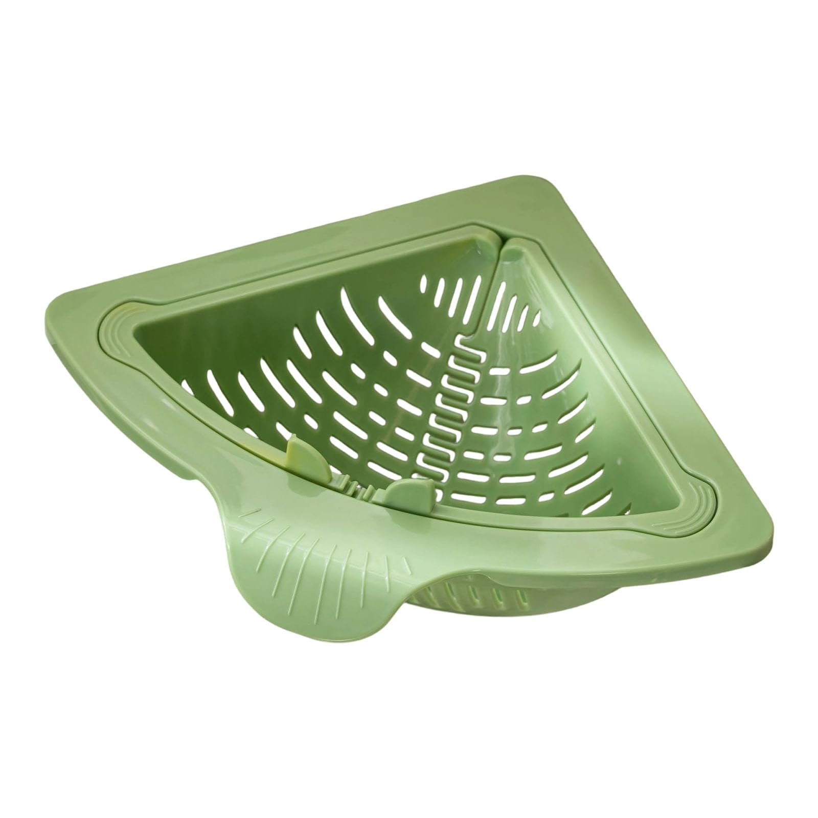 Mekalero 3 Suction Cup Sink Corner Basket, Sponge Storage & Auto-Dumping Filter Tray, Faucet Sink Strainer Basket