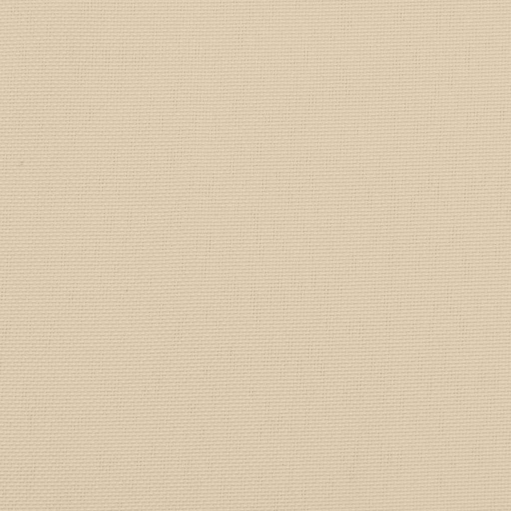 Cojines de respaldo alto, 6 unidades, color beige, tejido Oxford acolchado, ergonómico, suave, impermeable, 120 x 50 cm, para jardín, balcón, terraza, salón, oficina, exterior e interior