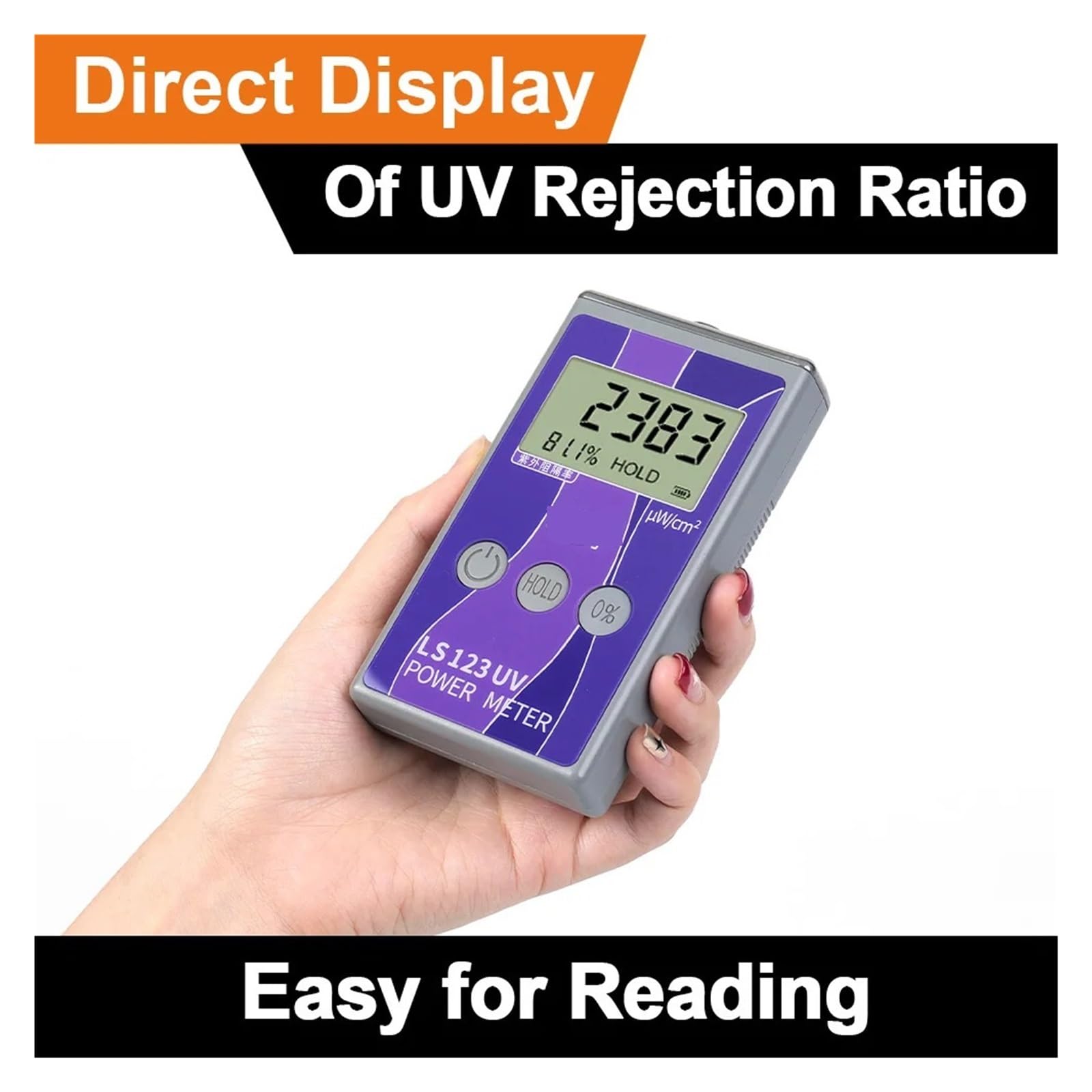 Espectrofotómetro, LS123 365nm Rechazo UV Medición De Intensidad Radiación S Película Solar Probador Tinte Ventana Medidor Potencia