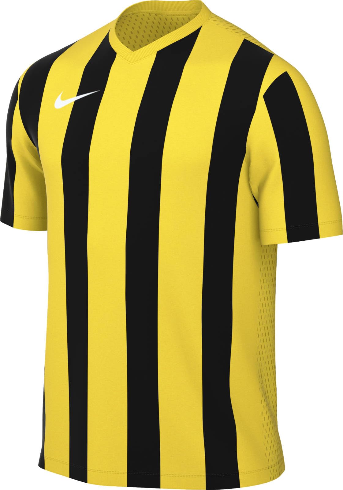 NIKE FZ9337-719 M NK DF STRP DVSN V JSY SS Sweatshirt Men's TOUR YELLOW/BLACK/WHITE Size 3XL