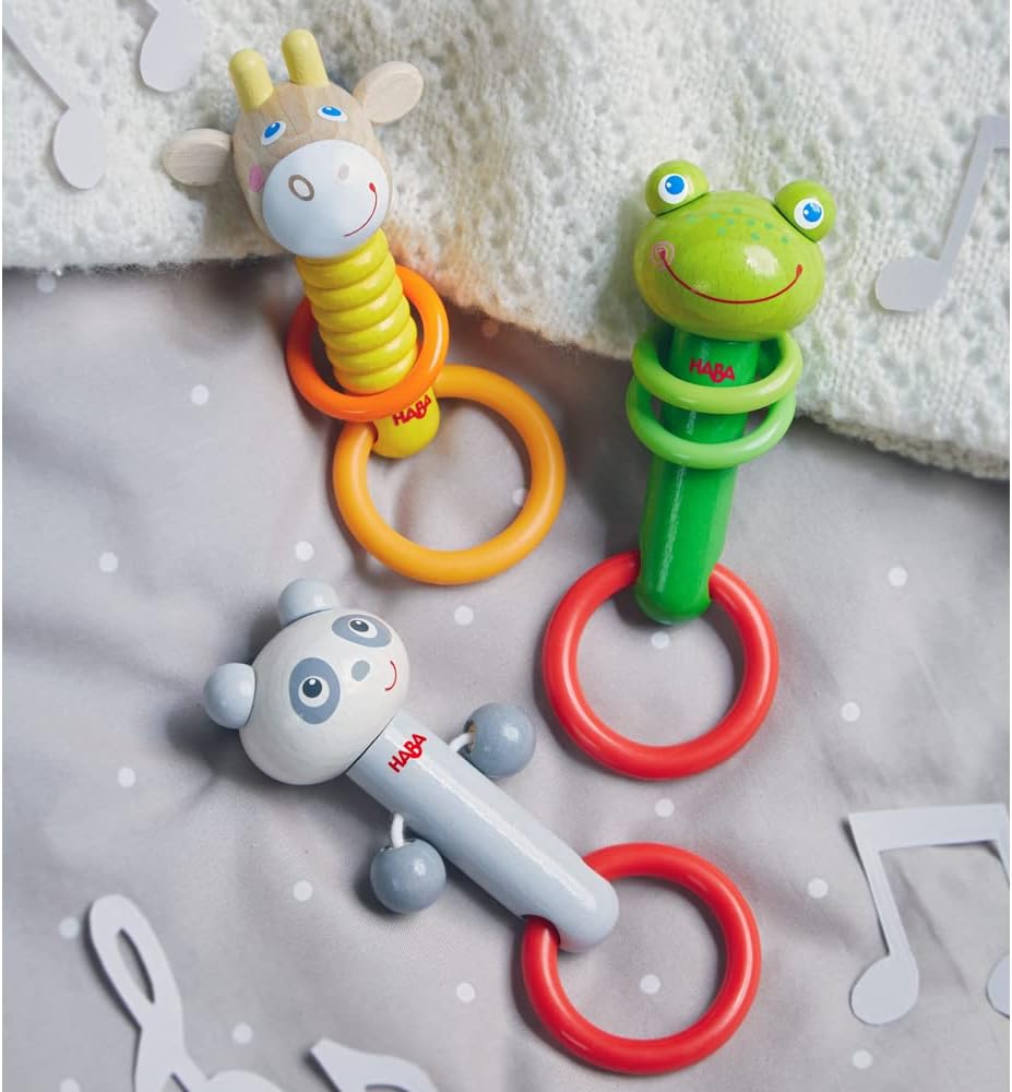 HABA 305923 Sound Frog, Sound Toy from 6 Months, Made in Germany, Green