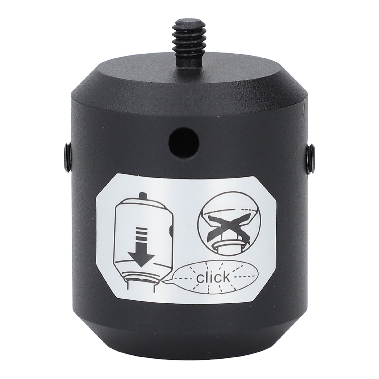 SEAFRONT Adapter Pryzmowy 5/8-11 do 1/4 Cala RTK Adapter do Tyczki Geodezyjnej ze Stopu Aluminium, o Lekkiej Konstrukcji, Tachimetru Statyw z podstawą Pręta Centrującego