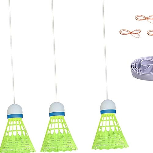 Miniatura 4 de SM SunniMix Bádminton Solo Trainer Bádminton Dispositivo de Entrenamiento de Bádminton Ayuda Ligero Portátil Principiante con Volante Auto Práctica