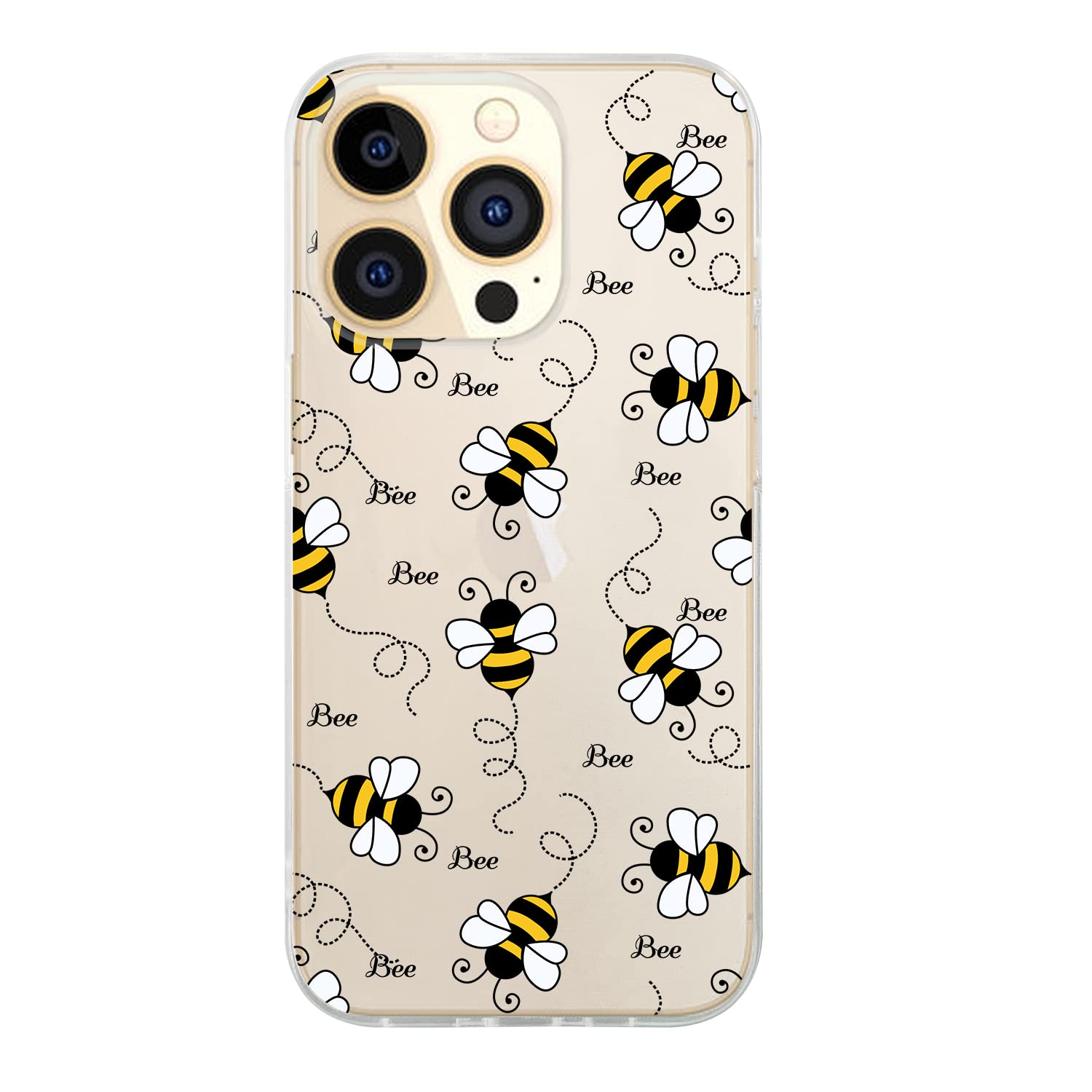 Blingy's IPhone 13 Pro Hülle – Transparentes TPU Mit Süßem Giraffen-Design, Schlafende Giraffe | Stoßfest, Kratzfest