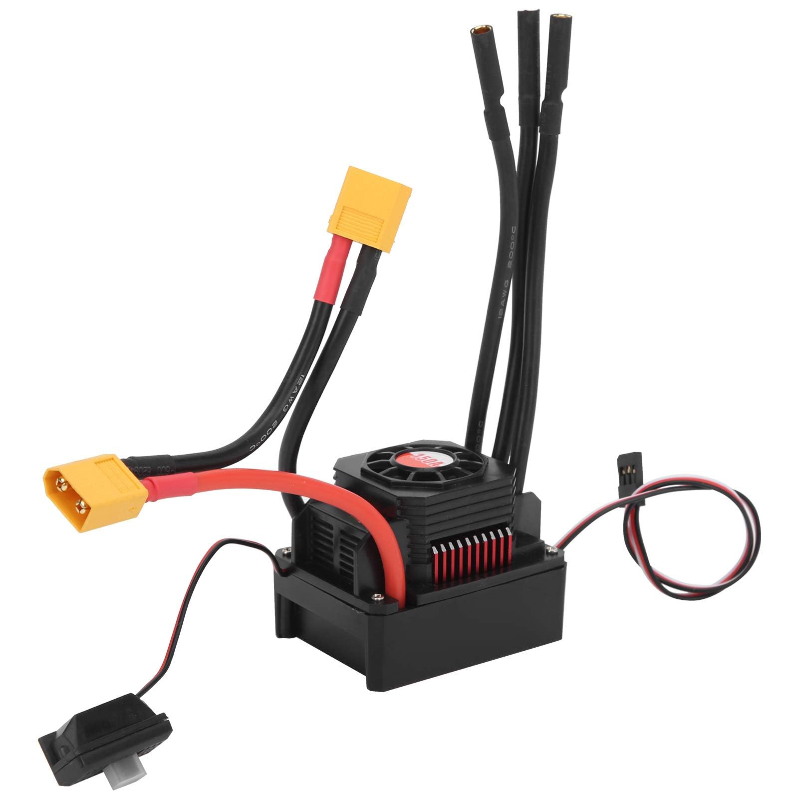 RiToEasysports 2000KV + 150A RC Car Motor sin escobillas con ESC XT60 Connector RC Car Upgrade Accesorio para 1/8 RC Car