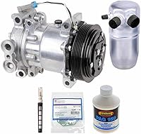 BuyAutoParts AC Compressor & Repair Kit for 1996-2000 Chevy Tahoe Silverado GMC Sierra Yukon - SuperCool PAG 150, 60-80104RK