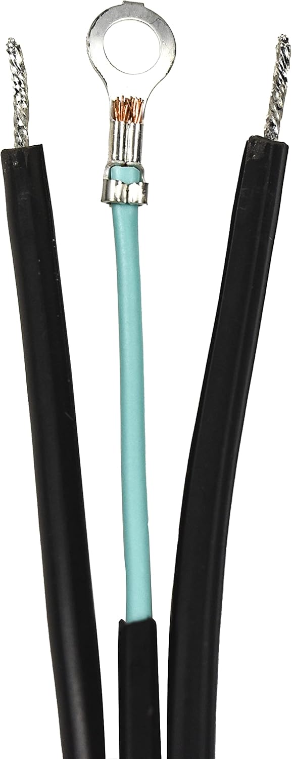 HQRP 50-Pack Garbage Disposal Power Cord Kit for InSinkErator CRD-00 Badger, Compact, Cover-Control-Plus, Essential, Excel, Select, Select Plus, Septic Assist, SupremeSS, 16-AWG, 3-FT, UL Listed