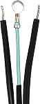 HQRP Garbage Disposal Power Cord Kit Compatible with InSinkErator CRD-00 Badger, Compact, Cover-Control-Plus, Essential, Excel, Select, Select Plus, Septic Assist, SupremeSS, 16-AWG, 3-FT, UL Listed