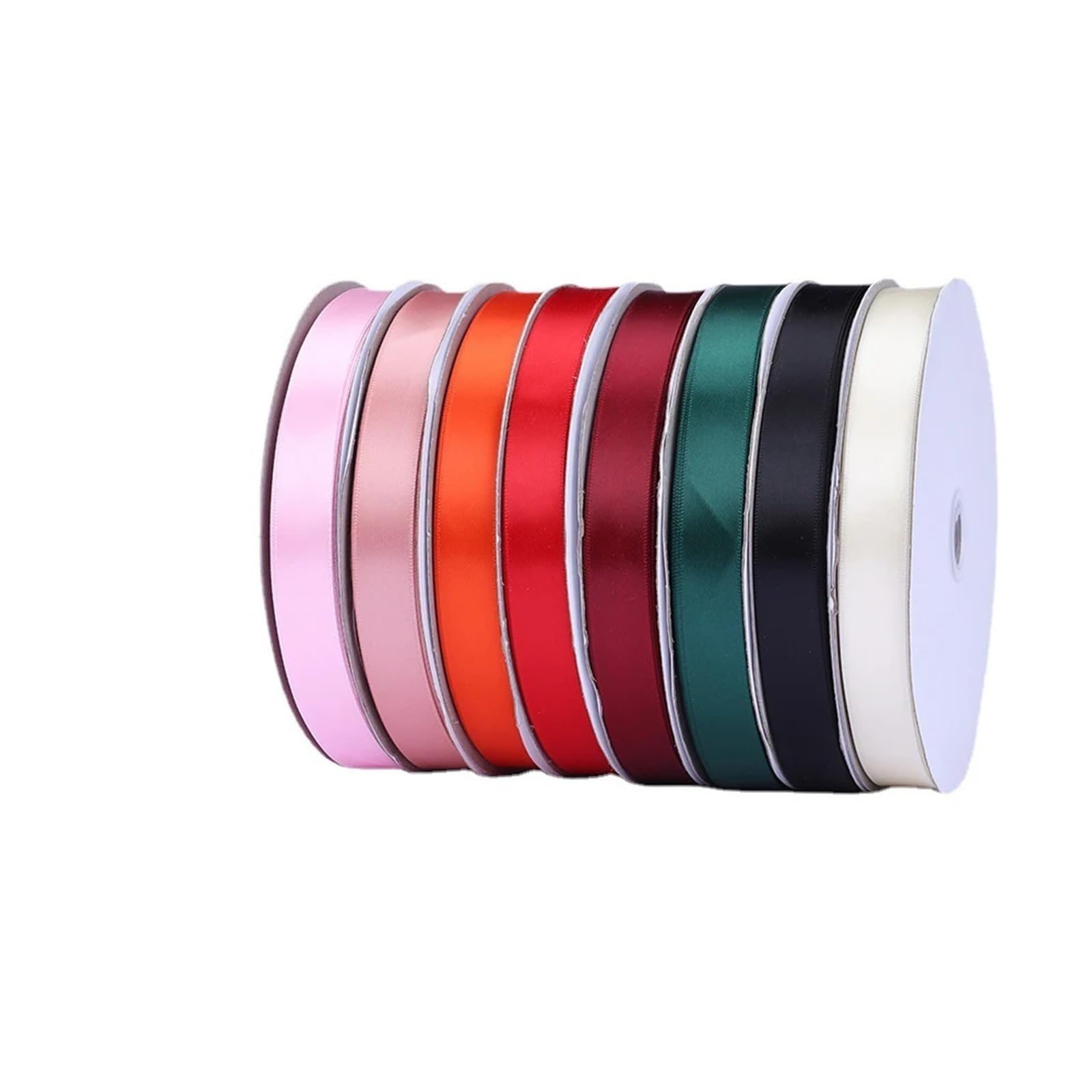 3 Rotoli Da 100 Metri/rotolo Di Nastro Confezione Regalo Festa Nozze Fiori Mazzi Fiocchi Capelli Decorazione Artigianato Fai Te Nastri Raso Per Decorazioni(Wine red,2.5CM 100Y)