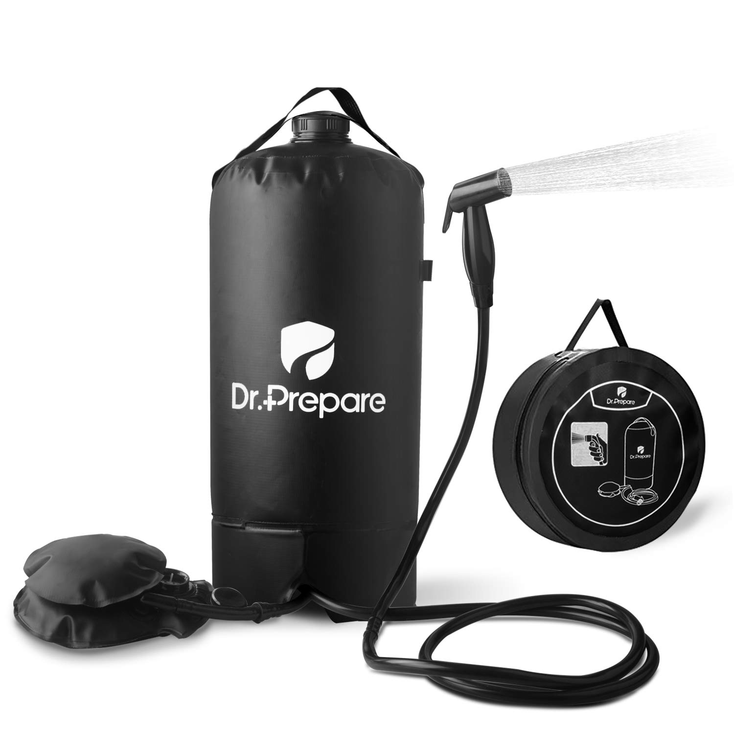 Buy Dr. Prepare Camping Shower, Portable Camp Shower Bag with Upgraded