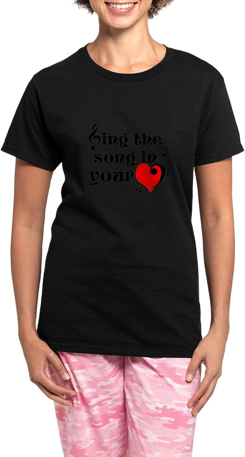 CafePress Music Lovers Quote Pajamas Womens Novelty PJ Sleepwear