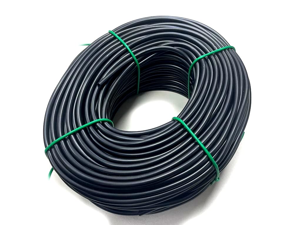 Mugar- Microtubo de 4x6mm de Diámetro Para Riego y Derivaciones- Tubo de Riego de Pequeño Diámetro en Rollos de 50 Metros