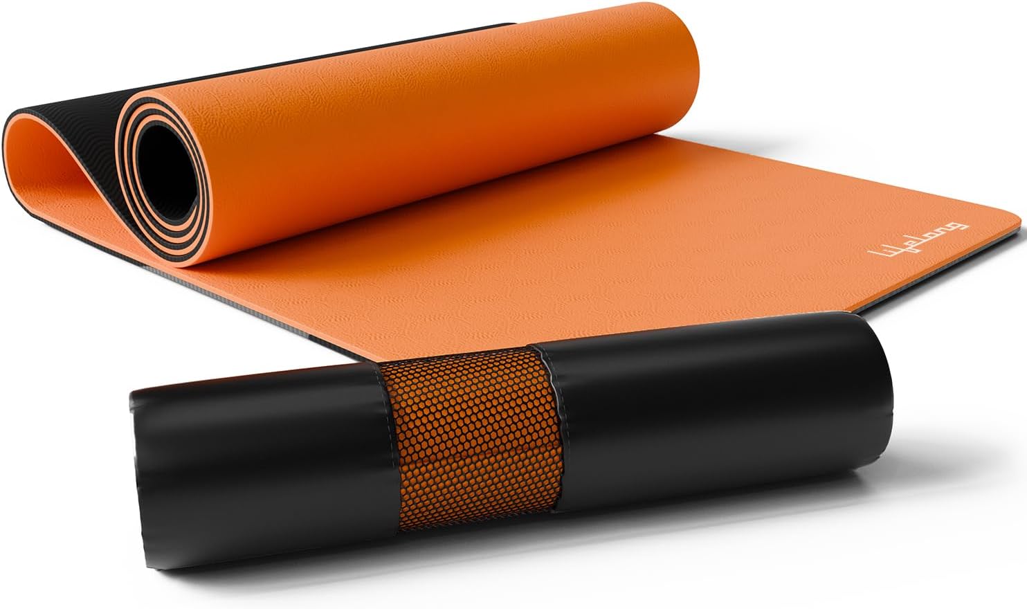 Dual Color Tpe Material Yoga Mat For Women & Men-6Mm Anti-Slip For Gym Workout Exercise Mat For Home Gym-Yoga Mat For Gym Workout & Yoga Exercise(6 Months Warranty,Llym117),Multicolor
