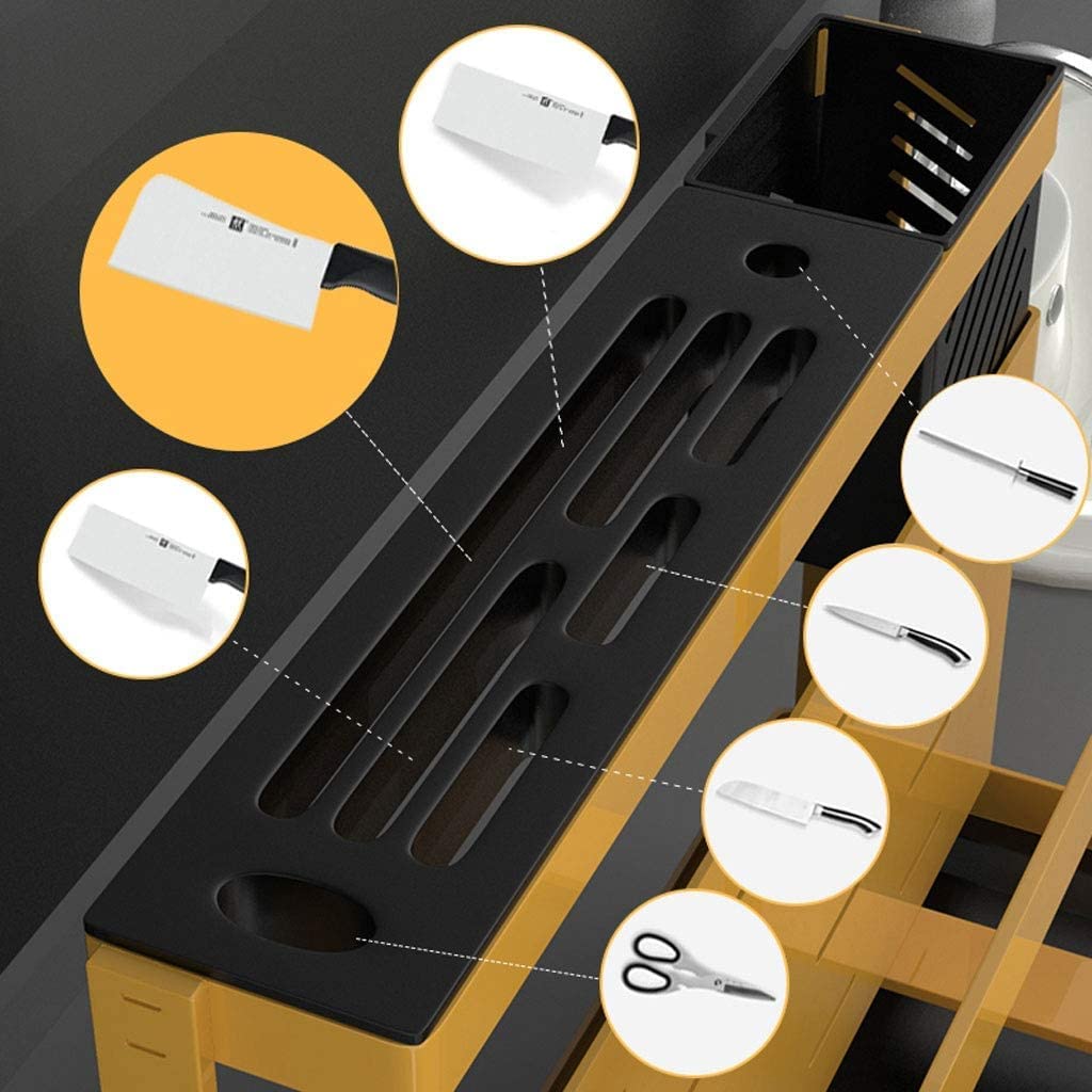 Blok na Noże Bez Noży Uchwyt Na Nóż Kuchenny Ze Stali Nierdzewnej Storage Organizer Stojak Na Noże Stojak Metalowy Blok Noża Narzędzie Do Gotowania Uchwyt na Nóż Pusty (Color : B)