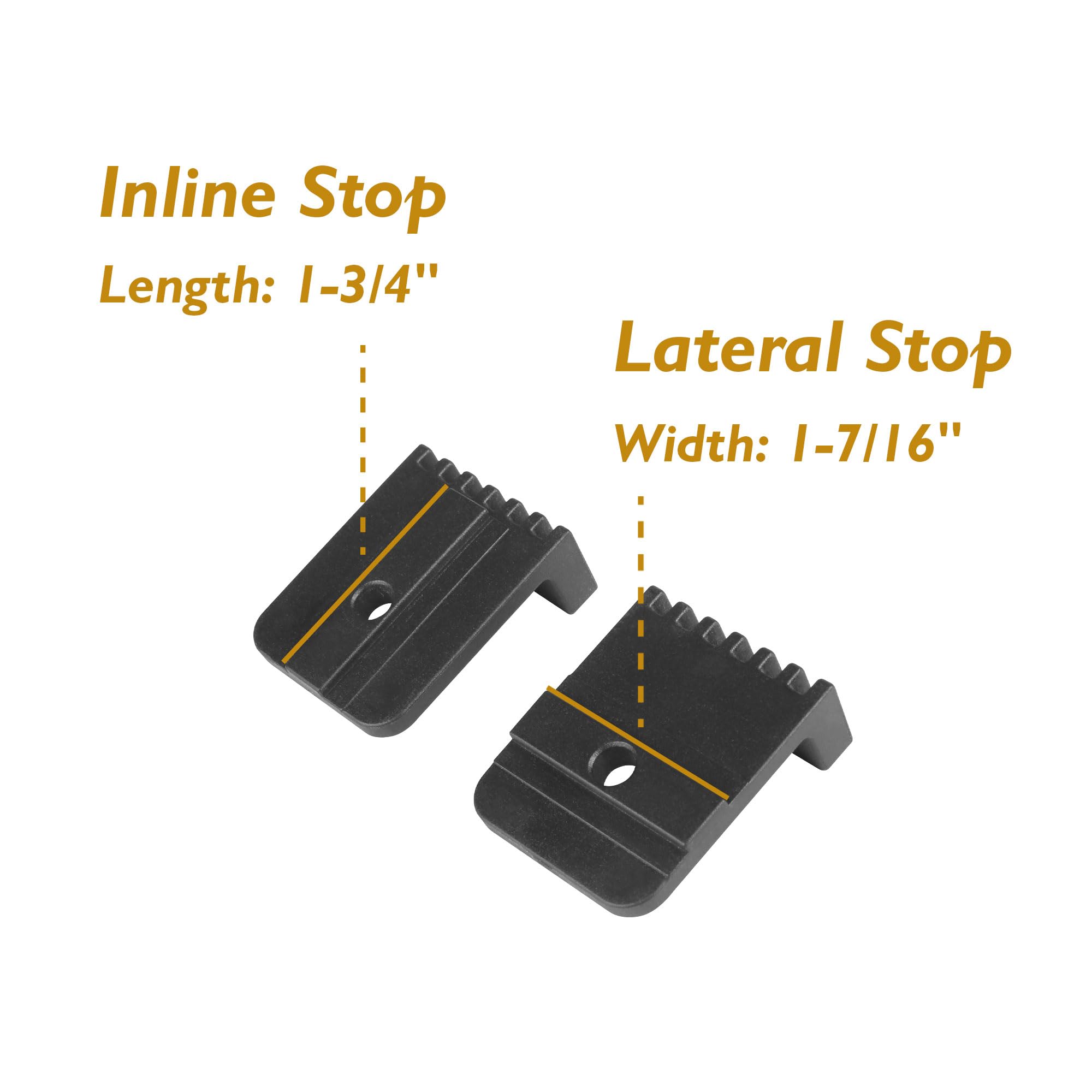 Stop Block Set Snapklik.com : OSKOOL 4-Pack T-Track Stop Block Set, Woodworking ...