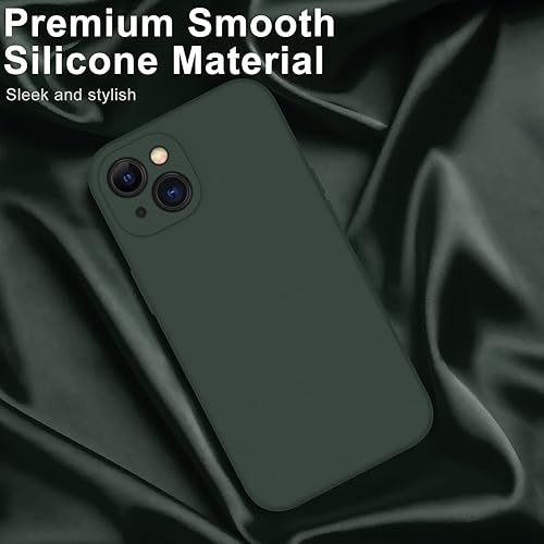 Miniatura 3 de DEENAKIN Funda diseñada para iPhone 15 Pro con protector de pantalla, protección mejorada de la cámara, funda de silicona suave al tacto de la piel