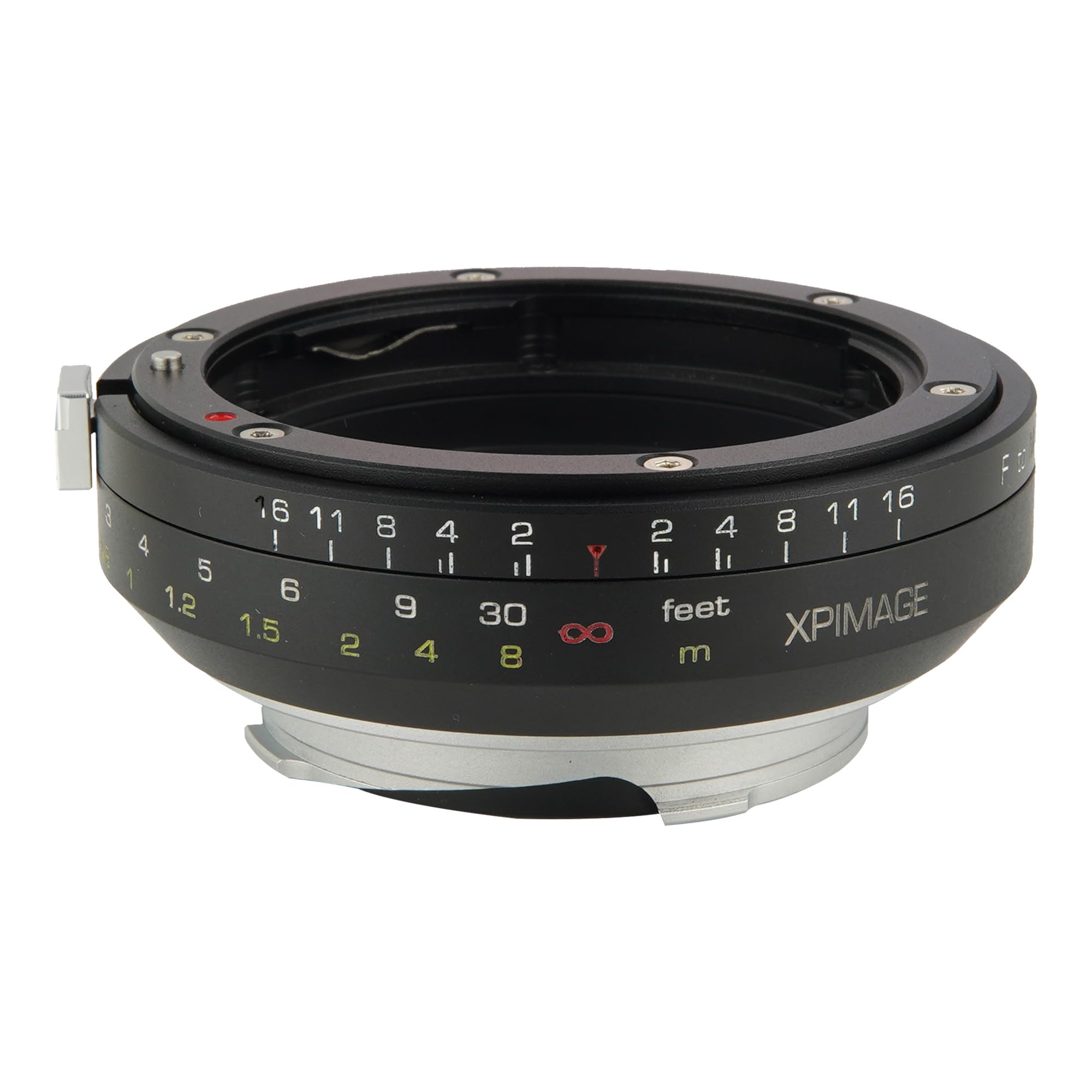 XPIMAGE Lens Mount Adapter Ring with Rangefinder Focus and Macro Extension for Nikon F Lens to Leica M Camera