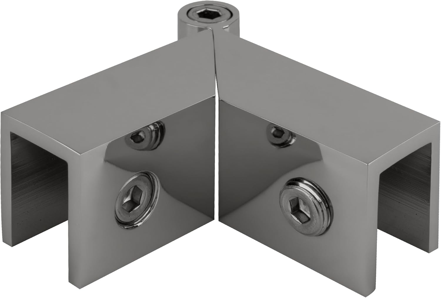 CRL Polished Chrome Adjustable Sleeve Over Glass Clamp