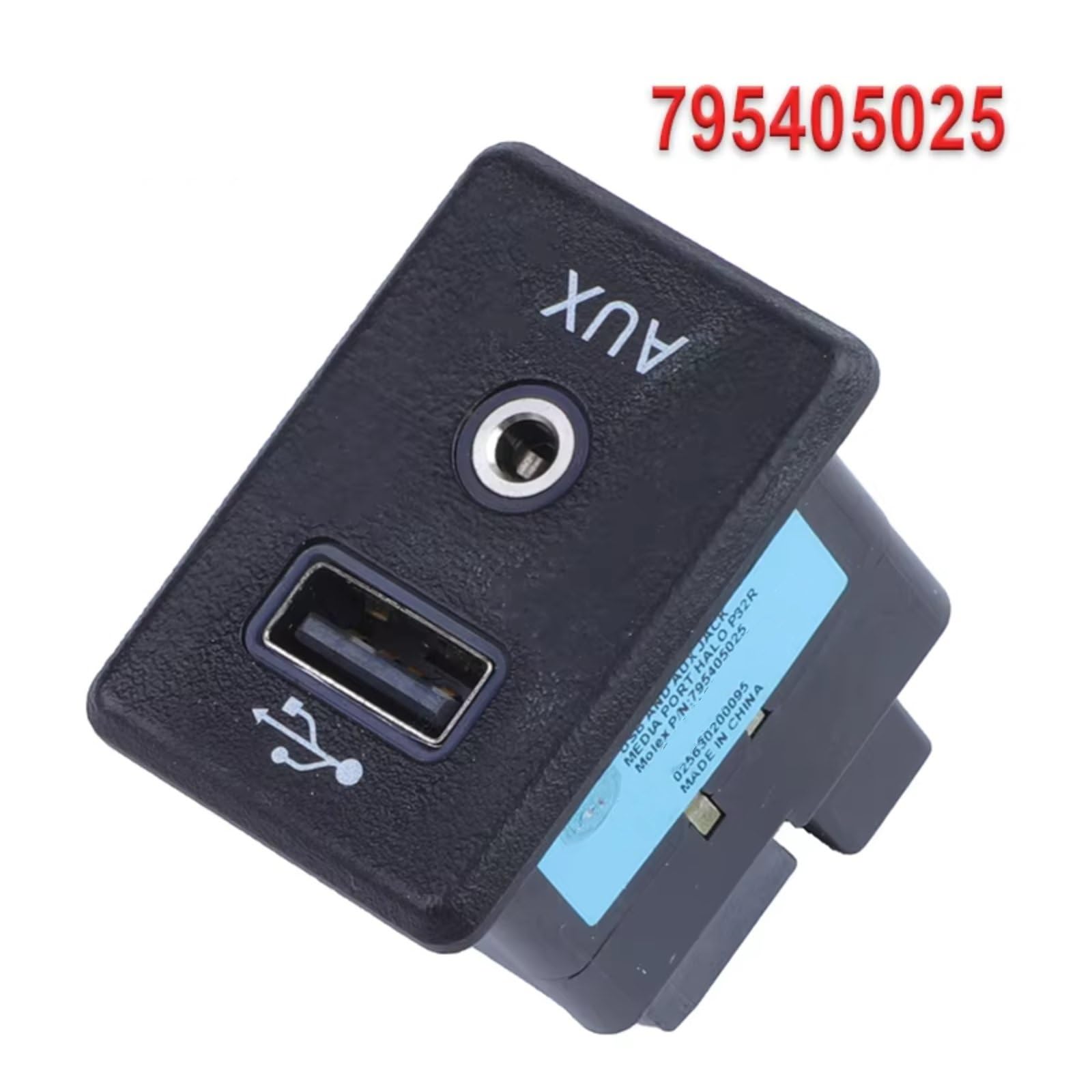 Presa Di Ricarica USB Compatibile Con GMC 795405025 Interfaccia AUX Porta USB Adattatore Presa Lettore Sostituzione Accessori Auto