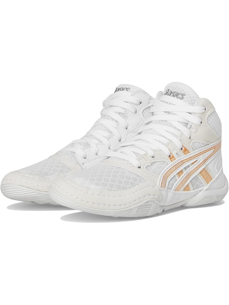 White ASICS Snapdown 4 GS (Toddler/Little Kid/Big Kid)