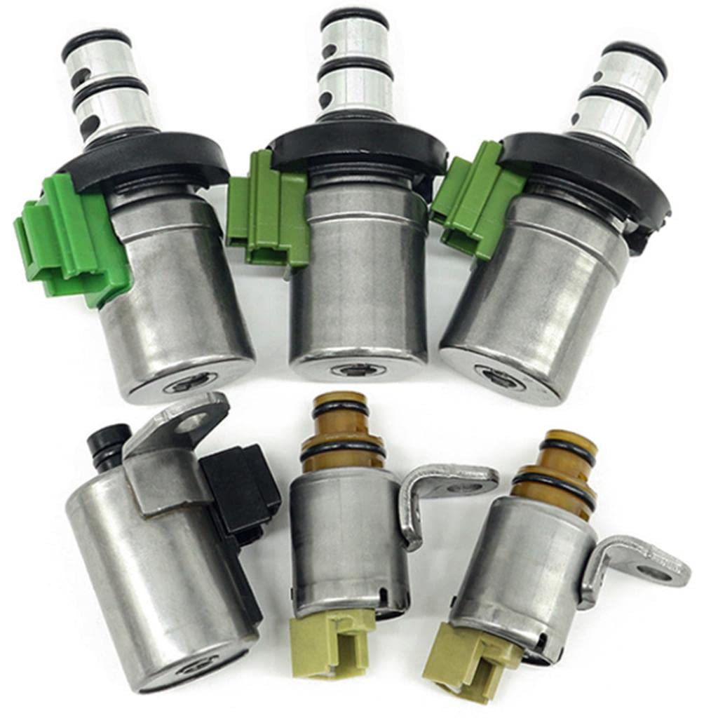 COMBR 6-Pack Transmission Solenoid Kit EPC PWM for Mazda 2 3 5 6 CX7 MPV 4F27E