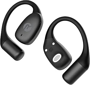 Raycon Essential Open Earbuds – True Wireless Open Ear Bluetooth 6.0 Headphones, Ultra-Lightweight, Comfort Hook Design, IPX5 Water Resistant, 36 Hours of Battery Life (Black) asin的图片