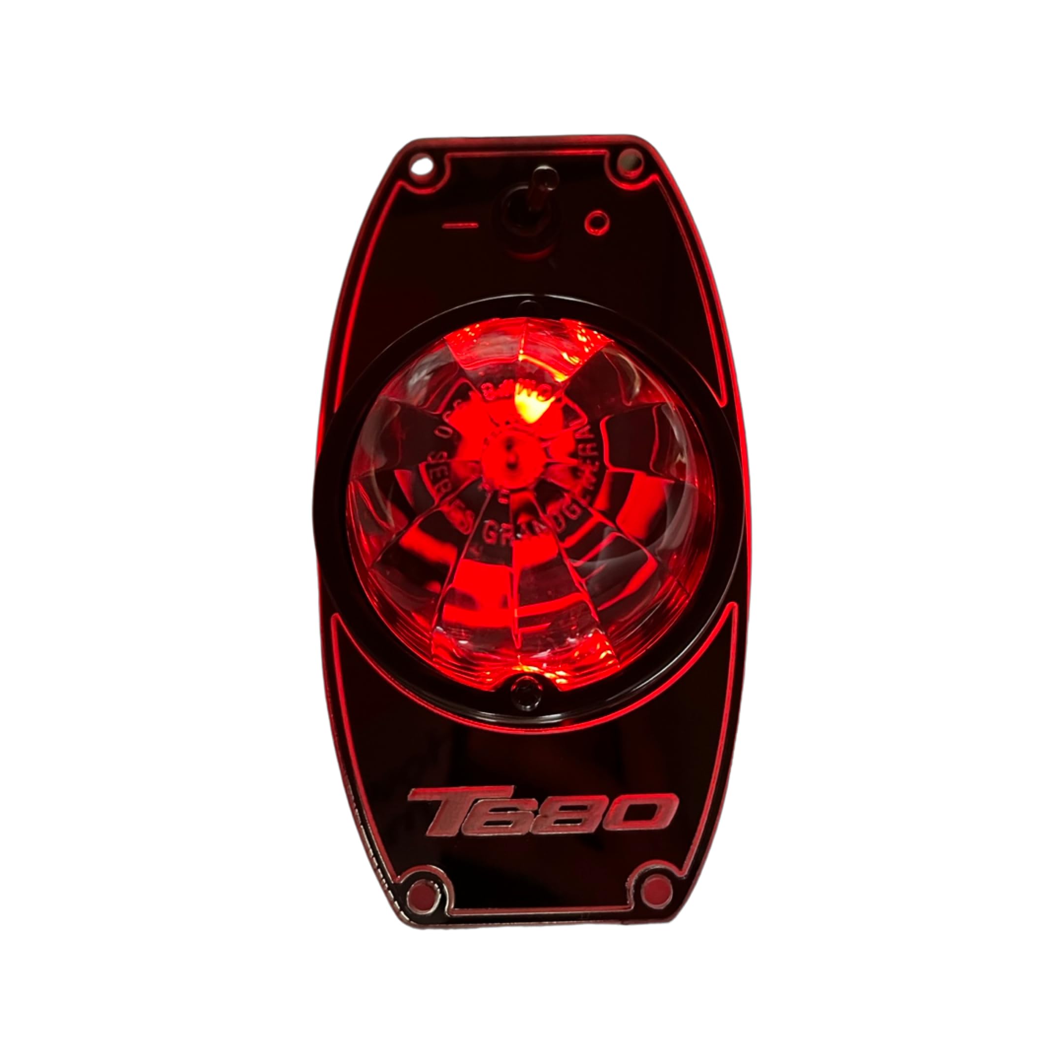 Kenworth T680 Dome Light Plate Frame Style