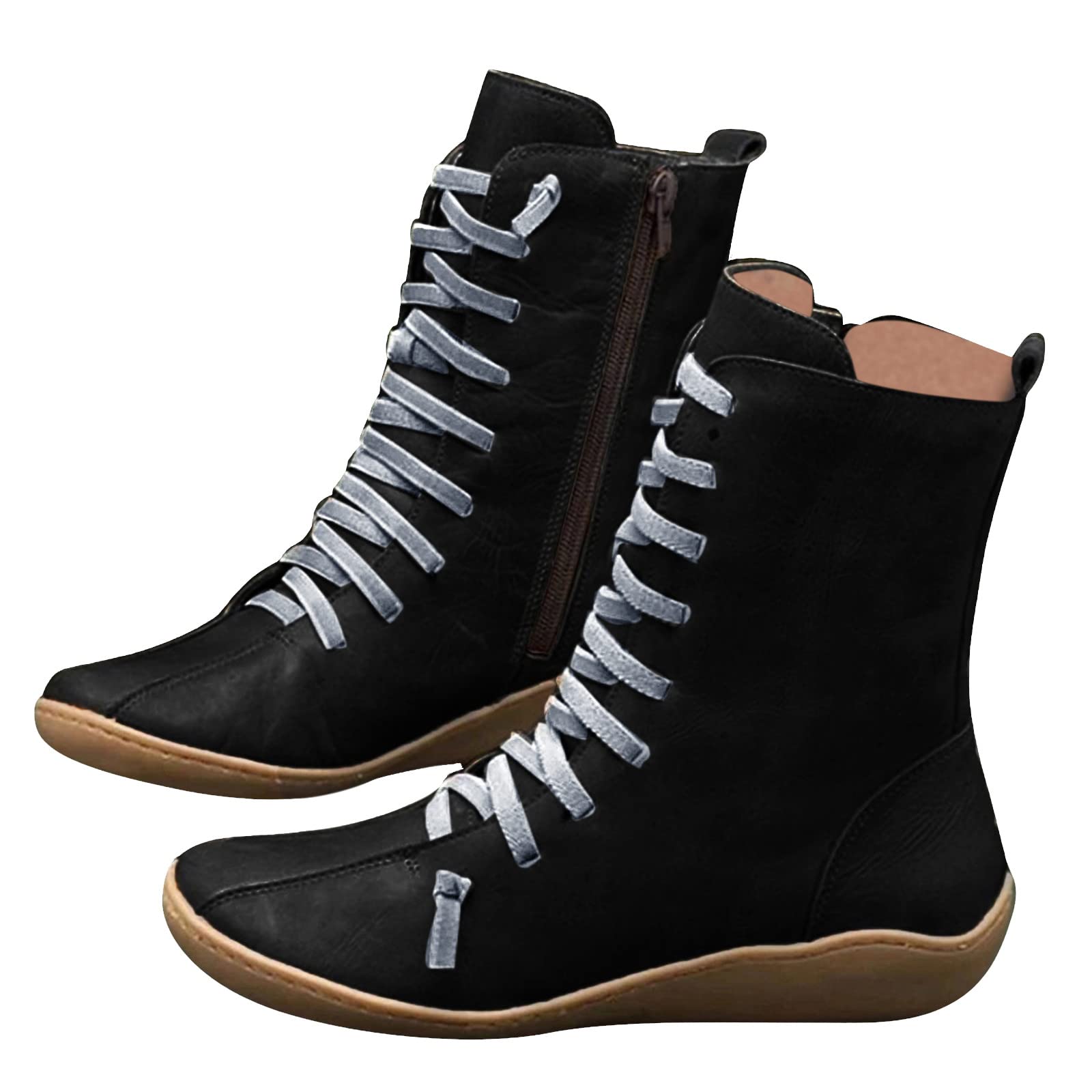Bottine Femme Bottes Western Equitation Bottines Medieval Disco Boots Cheval Cuissarde Hiver Talon Santiag Vintage Fantaisie Classique Cowgirl Chaussure