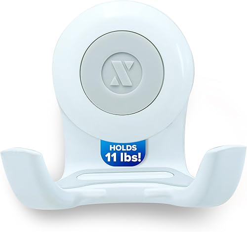 SlipX Solutions On The Dot Power Lock - Gancho con ventosa, soporte para maquinilla de afeitar y soporte para teléfono (perfecto para ducha y