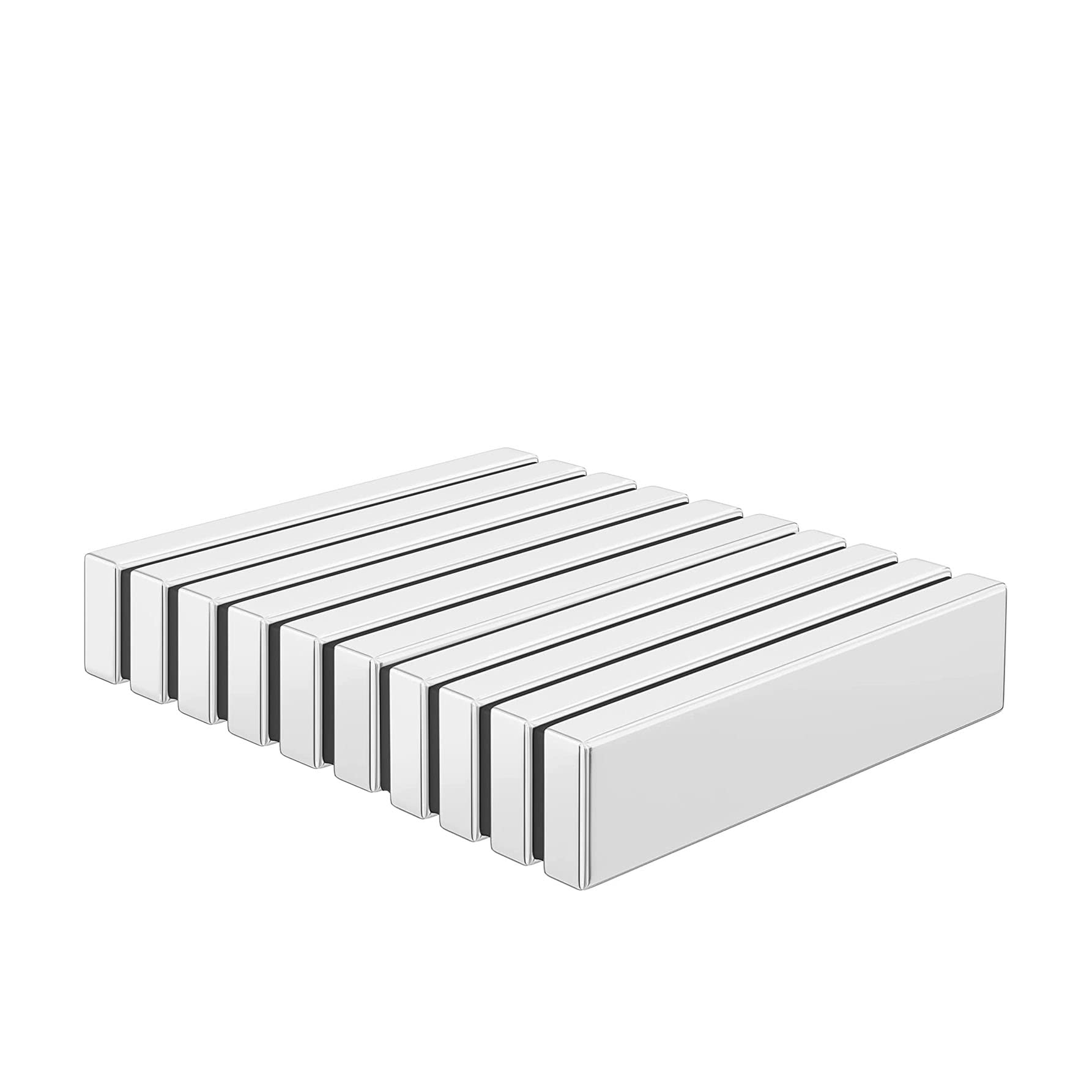 Realth Bar Magnets Rare Earth Magnetic Rectangular Neodymium Magnet for Research Industrial Purposes Educational(MC722)