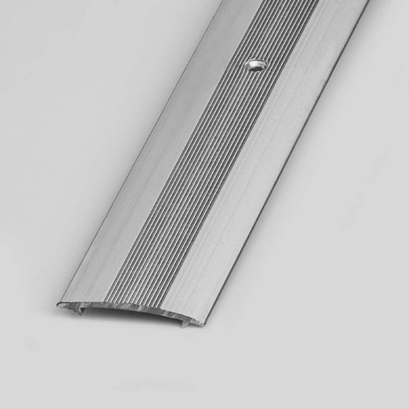 Carpet Flooring Flat Silver Door Bar Threshold Cover Strip 40mm x 0.9m (3 Pack) | Silver Threshold Door Bar Trim Strip | Ideal for Doorways | Easy-Fit Cover Strip