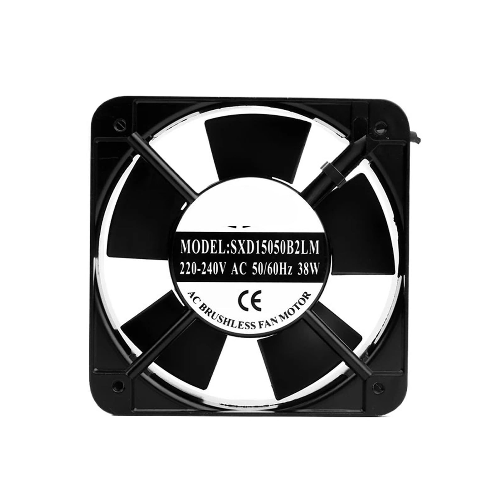 TYHUJKKL 150mm 15cm AC Cooling Fan 110V-230V 150x150x50mm, Dual Ball Bearing(220V 230V Dual Ball)