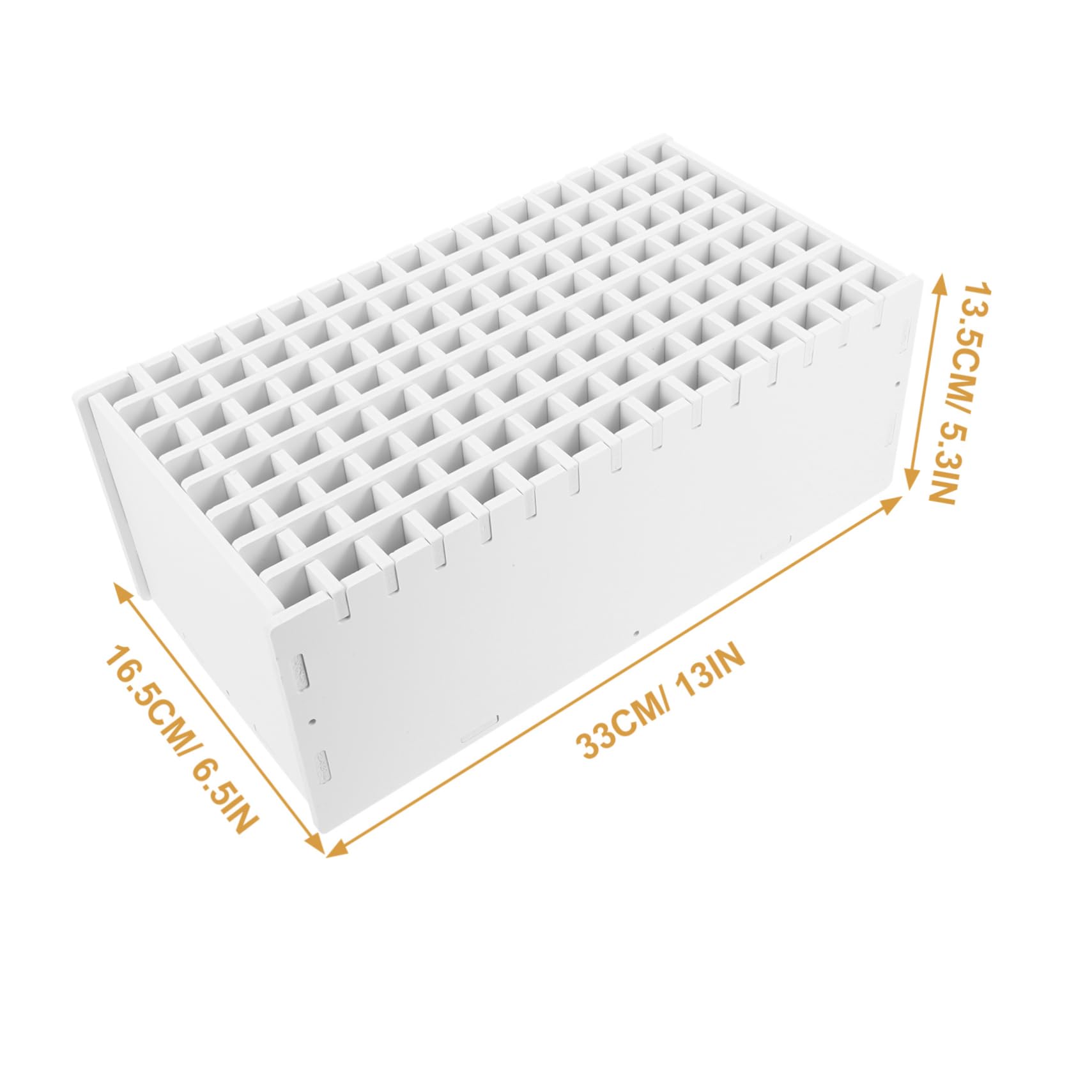 Organizer da Scrivania Multifunzionale in Legno Scomparti per Penne e Materiale Scolastico, Capacità 120 Penne, Colore Bianco per Studenti e Insegnanti