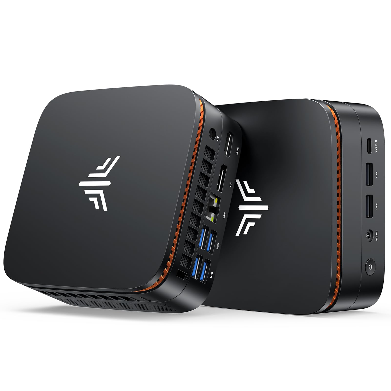 KAMRUI Essenx E1 Mini PC, 16GB DDR4 RAM 512GB M.2 SSD, Mini