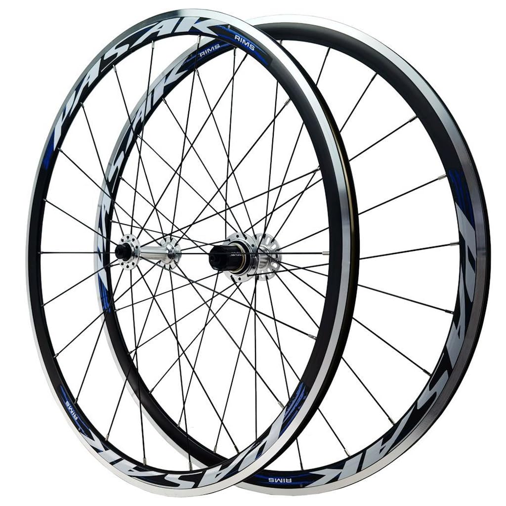 Juego de ruedas 700C para bicicleta de carretera, aleación de aluminio 7075, para bicicleta de montaña de carreras, freno V, llanta de 30 mm, ruedas QR para cassette de 7, 8, 9, 10 y 11 velocidades