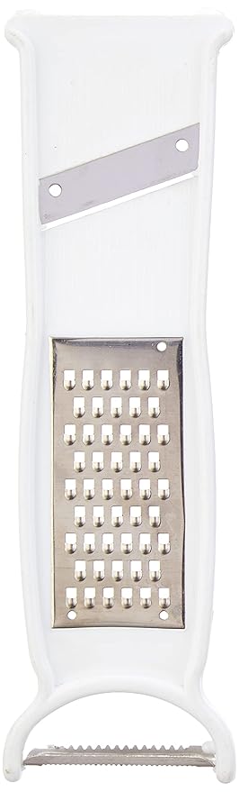 Ritu 3 in 1 Stainless Steel Vegetable Peeler| Ergonomic Handle| Perfect for Peeling and Julienning Potato, Carrot, Cucumber, Apple, Tomato | Versatile Kitchen Accessories