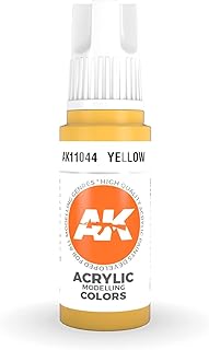 AK-Interactive 3rd Gen Acrylic Yellow 17ml 11044 - Model Building Paints and Tools # AK1044
