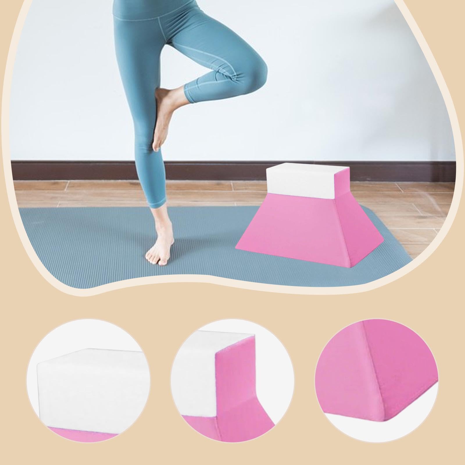 Soporte De Equilibrio Portátil Para Porras,Rosa blanca