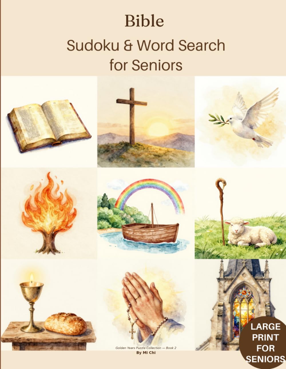 Bible Sudoku & Word Search for Seniors: A Faith & Scripture Puzzle Collection (Golden Years Puzzle Collection)